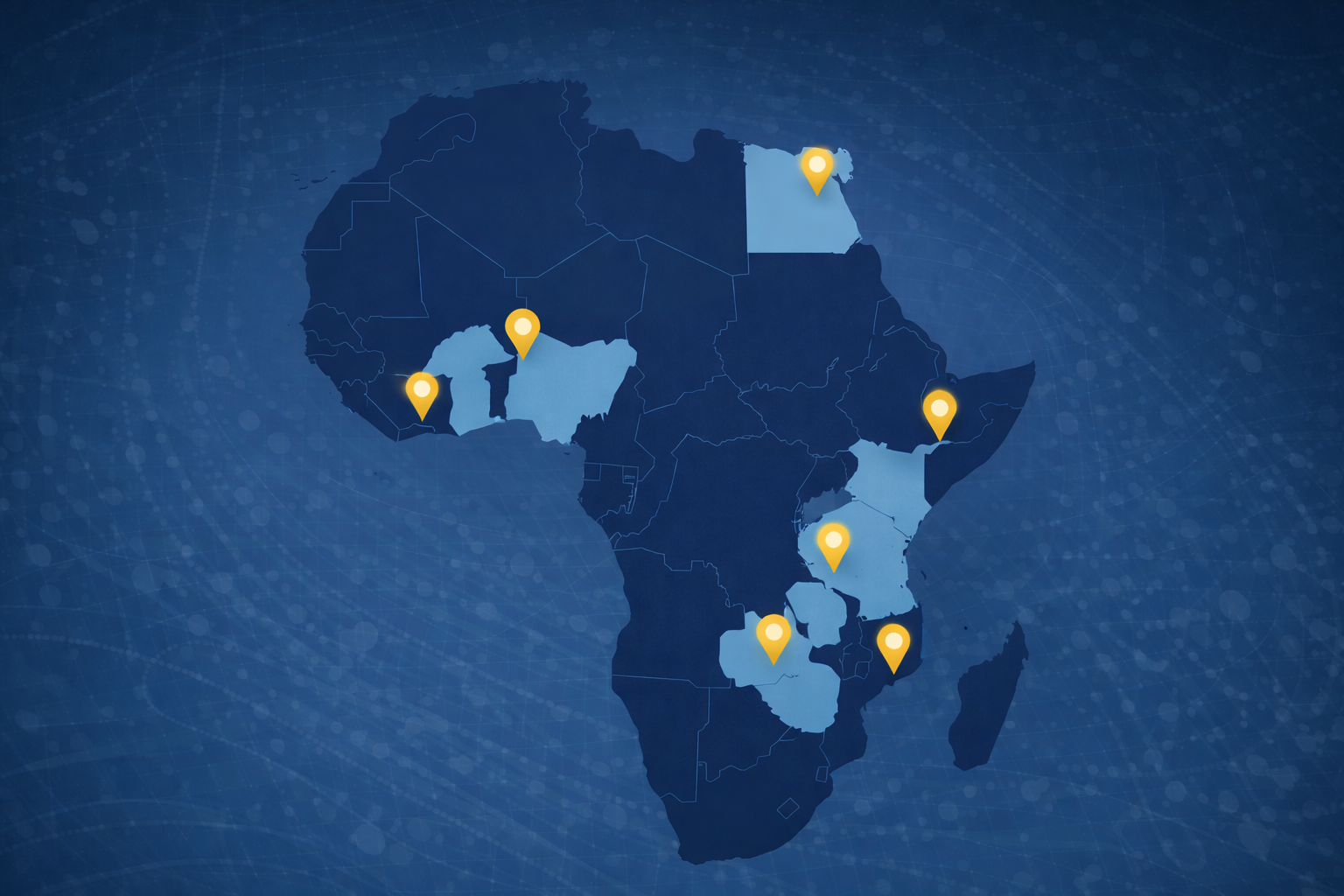 Africa Distribution Map